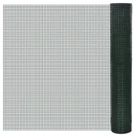 ogrodzenie-z-siatki-galwanizowane-pvc-10x1-m-zielone