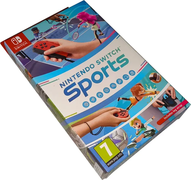 NINTENDO SWITCH SPORTS + OPASKA NA NOGĘ / NOWA / ANG / KARTRIDŻ