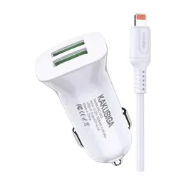 ladowarka-samochodowa-2xusb-2-4a-kaku-ksc-854-lightning-kaku-bialy