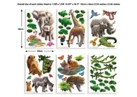 naklejki-zestaw-naklejek-dzungla-safari-zwierzeta