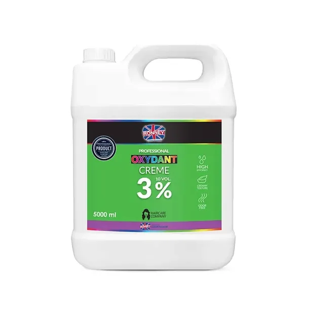 Ronney Kremowy oksydant - 3% 10 VOL - 5000 ml - koloryzacja