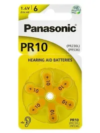 bateria-sluchowa-panasonic-pr10-komplet-6szt