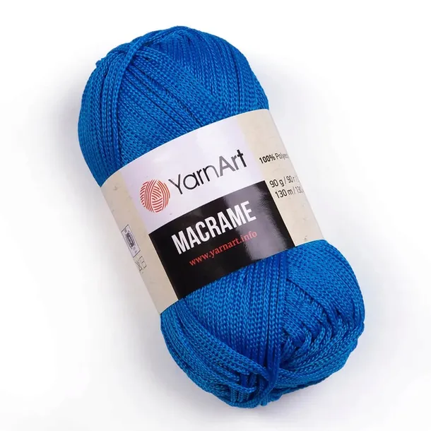 Sznurek poliestrowy MACRAME YarnArt * 2mm * 139 * Szafir