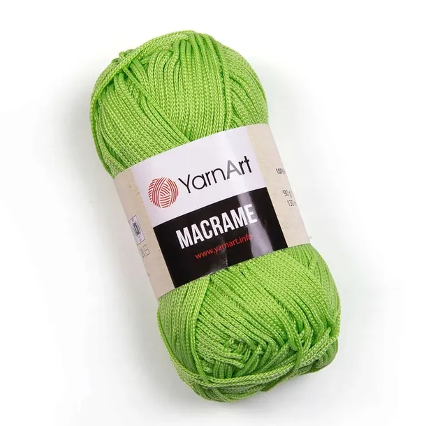 Sznurek poliestrowy MACRAME YarnArt * 2mm * 150 * Zielony