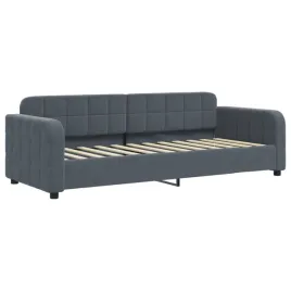 sofa-z-funkcja-spania-2-w-1-aksamit-ciemnoszary-223x91x71cm