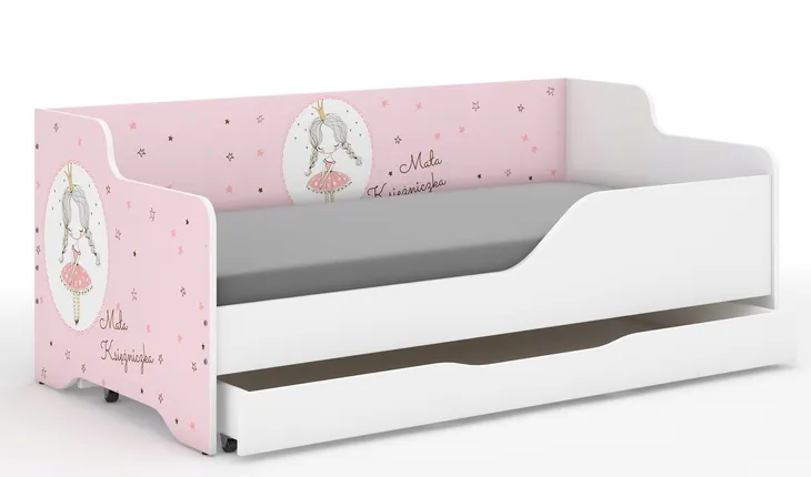 Łóżko dziecięce LILU sofa 160x80 komplet z GRAFIKĄ do wyboru dla każdego