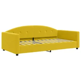 sofa-z-funkcja-spania-zolta-100x200-cm-obita-aksamitem