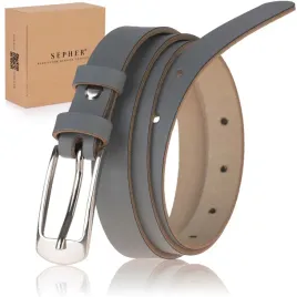 pasek-damski-szary-skorzany-waski-spodni-sukienki