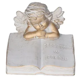 aniol-z-ksiazka-i-napisem-na-grob-kolumbarium-125-cm-bialo-zloty-figurka