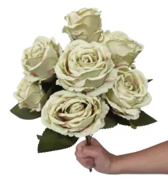 bukiet-roz-7-sztuk-roza-sztuczna-40-cm-roze-zielone-duzy-bukiet-roz