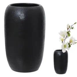 wazon-czarny-ceramika-portugalska-recznie-wykonany-40-cm