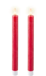 swieca-czerwona-waska-wosk-na-baterie-2x-swieczka-led-efekt-plomienia-245mm