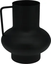 wazon-maly-czarny-z-uchwytem-metalowy-dzbanek-h-15-cm