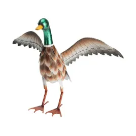 kaczka-metalowa-do-ogrodu-na-dzialke-taras-ozdoba-figura-ogrodowa-40-cm