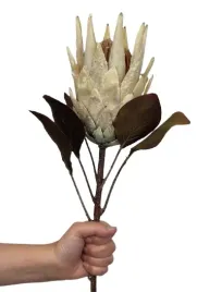 karczoch-protea-sztuczna-kremowa-krolewska-srebrnik-sztuczny-galazka-70-cm