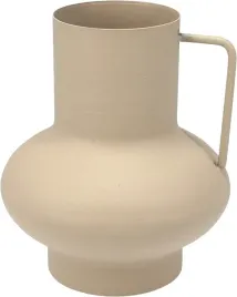 wazon-maly-bezowy-taupe-z-uchwytem-metalowy-dzbanek-h-15-cm