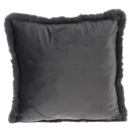 poduszka-szara-welur-z-futerkiem-45-cm-poduszka-z-wkladem