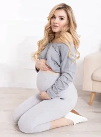 legginsy-ciazowe-rybaczki-szare