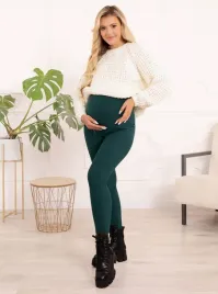 legginsy-ciazowe-ocieplane-butelkowa-zielen