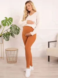 legginsy-ciazowe-ocieplane-karmel