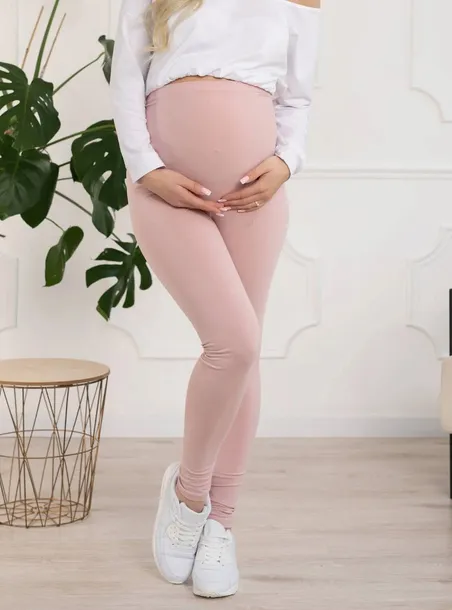 legginsy-ciazowe-pudrowe-stan-nowy-rozmiar-3xl