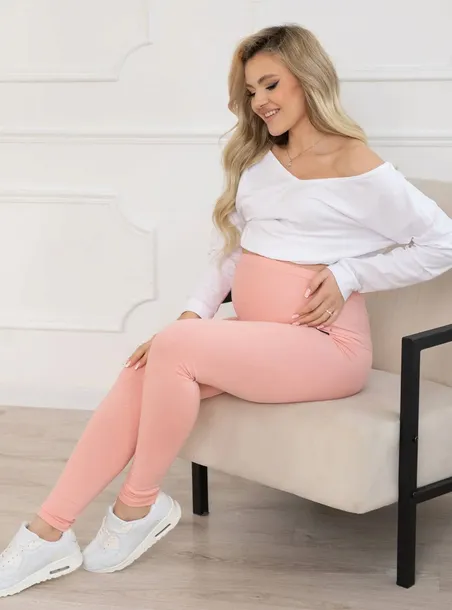 legginsy-ciazowe-morela-rozmiar-xxl