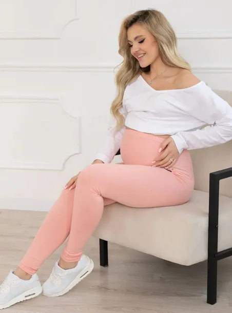 legginsy-ciazowe-morela-stan-nowy-rozmiar-3xl