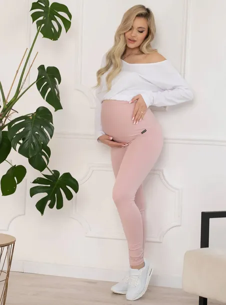 legginsy-ciazowe-pudrowe-rozmiar-xxl