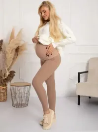legginsy-ciazowe-prazek-paris-cappuccino