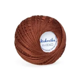 kordonek-stokrotka-nr-319-brazowy-100percent-bawelna