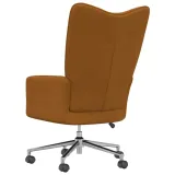 fotel-brazowy-obity-aksamitem