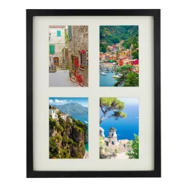 ramka-galeria-na-4-zdjecia-10x15-czarna-passe-part