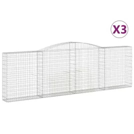 kosze-gabionowe-3-szt-400x30x120-140-cm-galwanizowane-zelazo