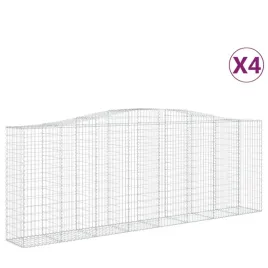 kosze-gabionowe-4-szt-400x50x140-160-cm-galwanizowane-zelazo