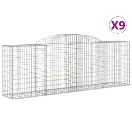 kosze-gabionowe-9-szt-300x50x100-120-cm-galwanizowane-zelazo