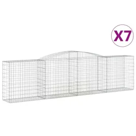 kosze-gabionowe-7-szt-400x50x100-120-cm-galwanizowane-zelazo