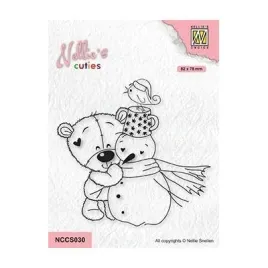 stempel-przezroczysty-nellies-nccs030-mis-z-balwankiem