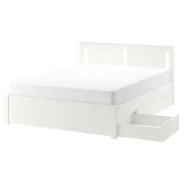 ikea-songesand-rama-lozka-z-2-pojemnikami-bialy-luroy-160x200-cm