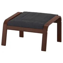 ikea-poang-podnozek-brazowy-hillared-antracyt