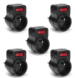 rozgaleznik-sieciowy-pojedynczy-z-wylacznikiem-3500w-czarny-zestaw-5-sztuk