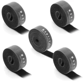 organizer-do-kabli-tasma-rzep-opaska-rzepowa-2m-14mm-czarny-zestaw-5x