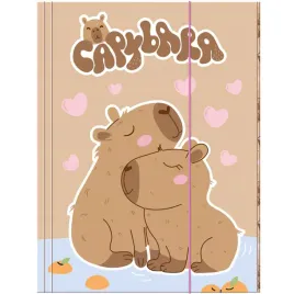 teczka-szkolna-z-gumka-a4-derform-kapibara-capibara-serca