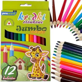 kredki-olowkowe-penword-jumbo-premium-kolory-12-kolorow-do-szkoly-rysowania