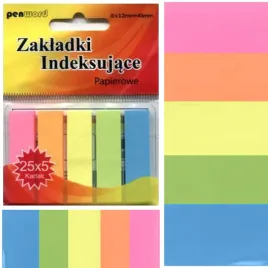 karteczki-kolorowe-samoprzylepne-indeksujace-papierowe-5x25szt-12mmx45