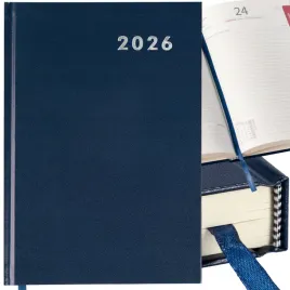 kalendarz-dzienny-a5-terminarz-2026-ksiazkowy-notes-planer-granatowy