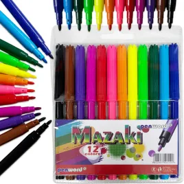 mazaki-pisaki-flamastry-penword-kolorowe-12-kolorow-do-szkoly-rysowania