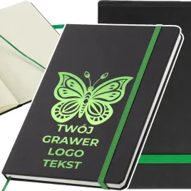 notes-zeszyt-planer-z-gumka-w-kratke-do-pisania-a5-zielony-twoj-grawer