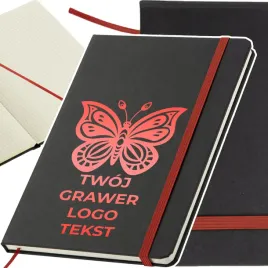 notes-zeszyt-planer-z-gumka-w-kratke-do-pisania-a5-czerwony-twoj-grawer