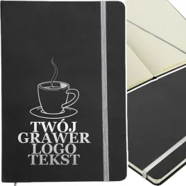 notes-zeszyt-planer-z-gumka-w-kratke-do-pisania-a5-srebrny-twoj-grawer