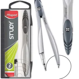 cyrkiel-szkolny-maped-study-z-grafitem-2mm-zestaw-2-elementow-do-szkoly